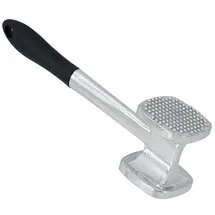 [45826] aluminum meat tenderizer, #adc12, black TPR handle