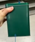 [12235SW.MO] Storage tin box, square 102*102*160mm